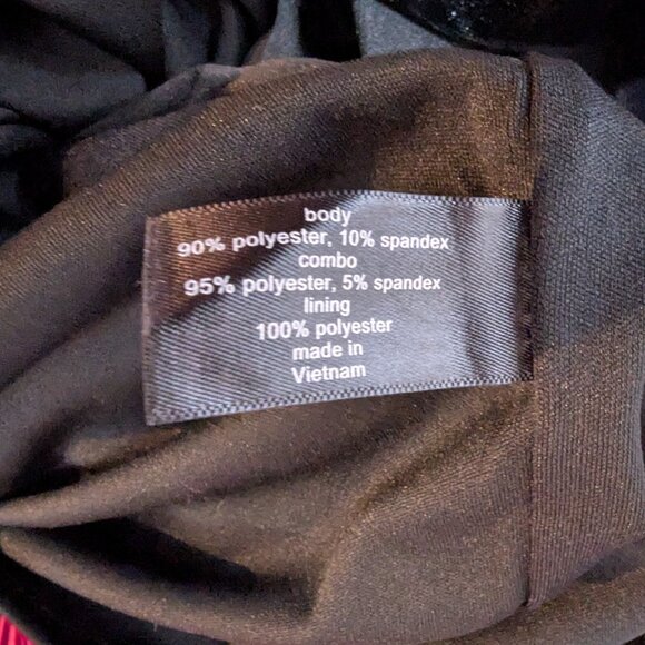 Lane Bryant Dress Black Velvet Blue Sequin Sleeve V-Neck V-Back Size 28 NEW NWT - Picture 10 of 11